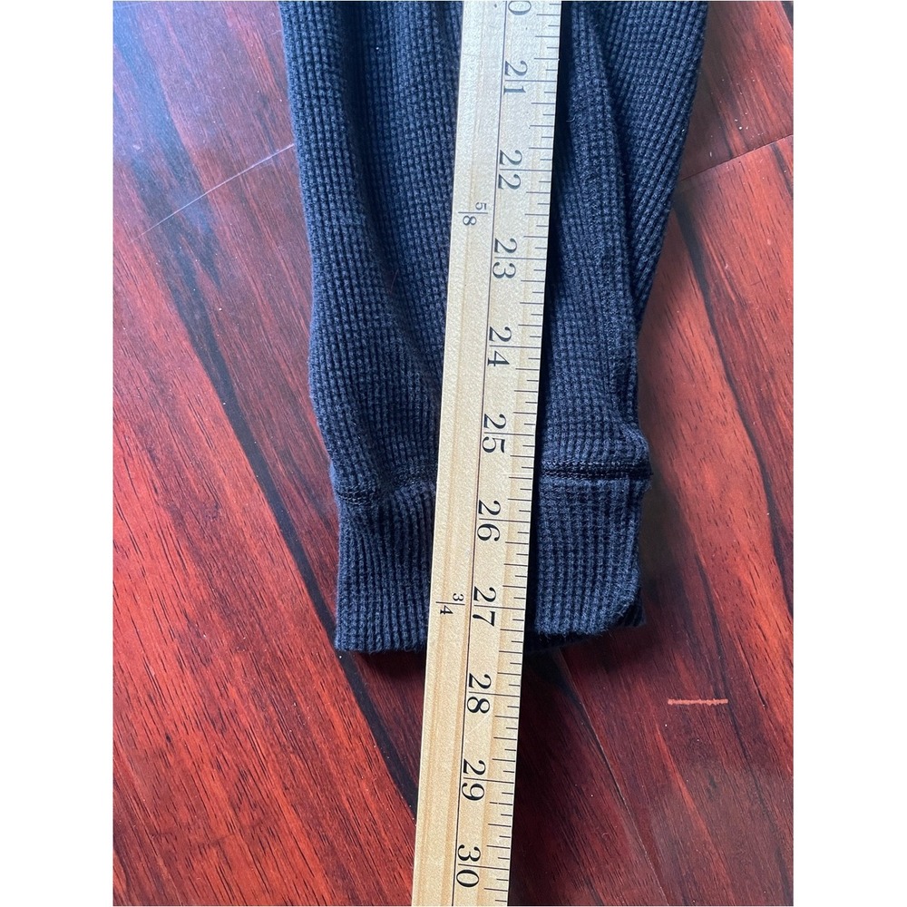Alexander Wang Bodywear Black Waffle Thermal Jogger Unisex Size Small Preowned - Picture 11 of 12